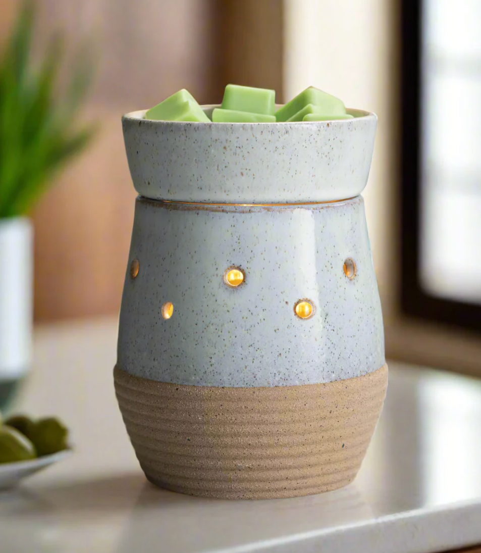 Rustic White Illumination Wax Warmer